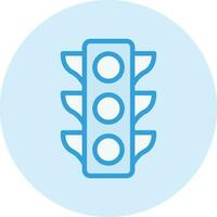 Ilustración de diseño de icono de vector de semáforo