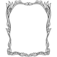 Frame Border Ornamental Design vector