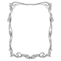 Frame Border Ornamental Design vector