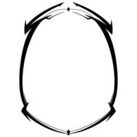 Frame Tribal Element Fill vector