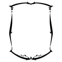 Frame Tribal Element Fill vector