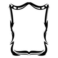 Frame Tribal Element Fill vector