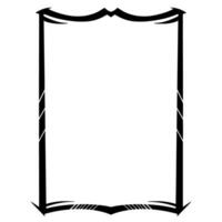 Frame Tribal Element Fill vector