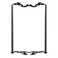 Frame Tribal Element Fill vector