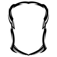 Frame Tribal Element Fill vector