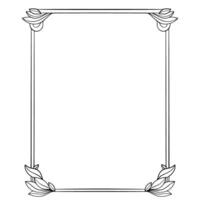 Frame Border Ornamental Design vector