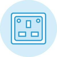 Socket Vector Icon Design Illustration