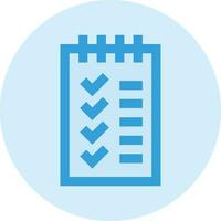 Todo List Vector Icon Design Illustration