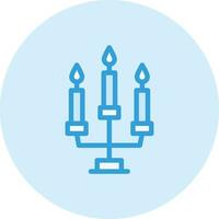 Candles Vector Icon Design Illustration