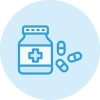 Pills Vector Icon Design Illustration