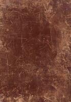 antiguo rayado desgastado marrón cuero antecedentes y textura foto