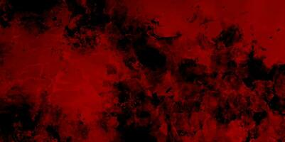 Luxuery Red grunge texture and Old wall texture cement black red background abstract dark color design are light with white gradient background. photo