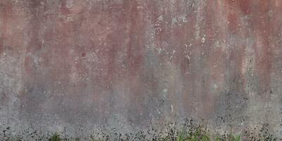 red dark grunge concrete texture wall background photo