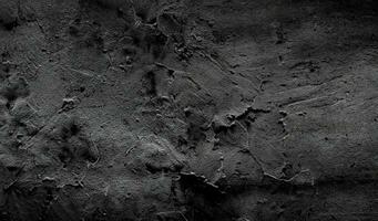 Old wall texture cement dark black gray  background abstract grey color design are light with white gradient background. photo