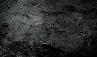 Old wall texture cement dark black gray  background abstract grey color design are light with white gradient background. photo