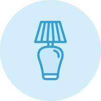 Table Lamp Vector Icon Design Illustration