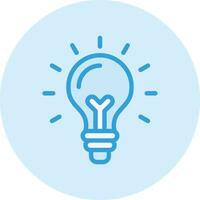 Light bulb Vector Icon Design Illustration