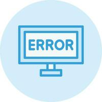 Error Vector Icon Design Illustration