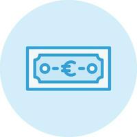 ilustración de diseño de icono de vector de euro