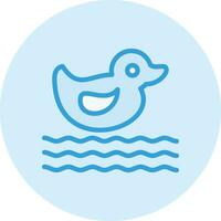 Plastic duck Vector Icon Design Illustration