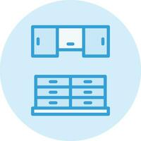 Cupboard Vector Icon Design Illustration