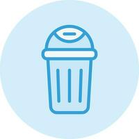 Bin Vector Icon Design Illustration