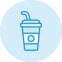 Cold Drink Vector Icon Design Illustration