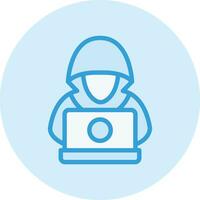 Hacker Vector Icon Design Illustration