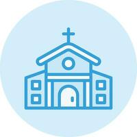 ilustración de diseño de icono de vector de iglesia