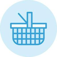 Picnic basket Vector Icon Design Illustration