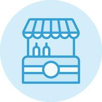 Food stall Vector Icon Design Illustration