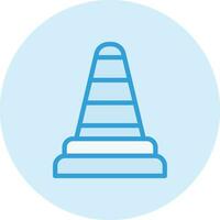 Traffic cone Vector Icon Design Illustration