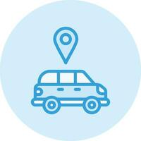 Car service location Vector Icon Design Illustration