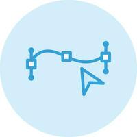 Path point Vector Icon Design Illustration