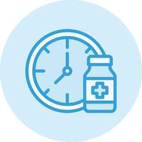 Clock Vector Icon Design Illustration