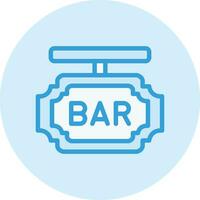 Bar Board Vector Icon Design Illustration