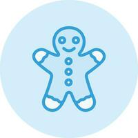 Gingerbread man Vector Icon Design Illustration