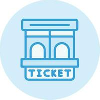 Ticket window Vector Icon Design Illustration