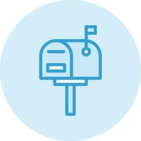 Mailbox Vector Icon Design Illustration