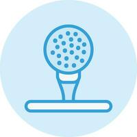 Golf ball Vector Icon Design Illustration