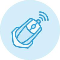 Wireless Mouse Vector Icon Design Illustration