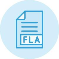 FLA Vector Icon Design Illustration