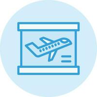Departures Vector Icon Design Illustration