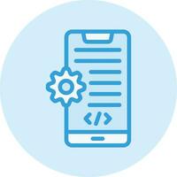 App Development Vector Icon Design Illustration