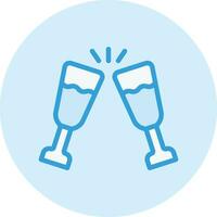 Alcoholic Drink Vector Icon Design Illustration