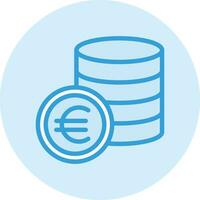 Euro Vector Icon Design Illustration