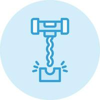 Corkscrew Vector Icon Design Illustration