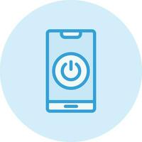 Turn On Vector Icon Design Illustration