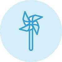 Pinwheel Vector Icon Design Illustration