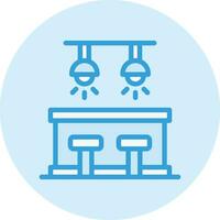 Bar Counter Vector Icon Design Illustration